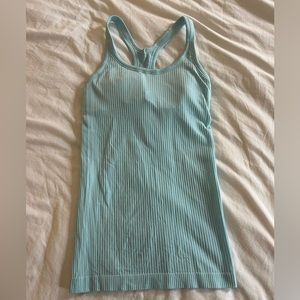 Ice blue Ebb to Street Lululemon Tank Top